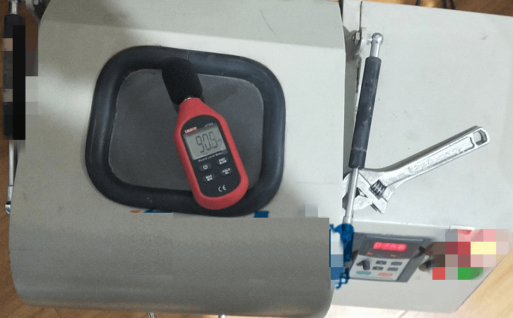 長沙某品牌行星式麻豆精东毛片电影工作聲音分貝值