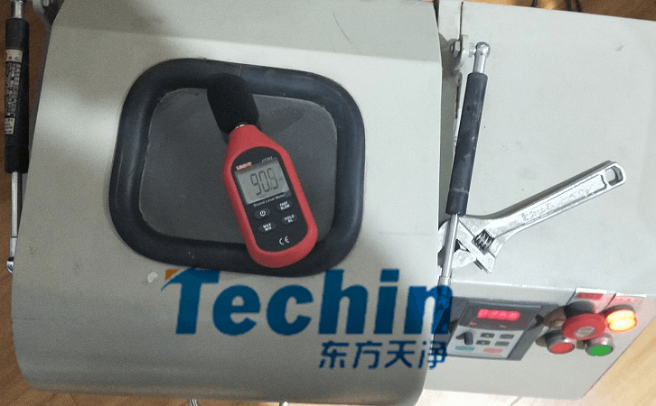 長沙某品牌行星式麻豆精东毛片电影工作聲音分貝值