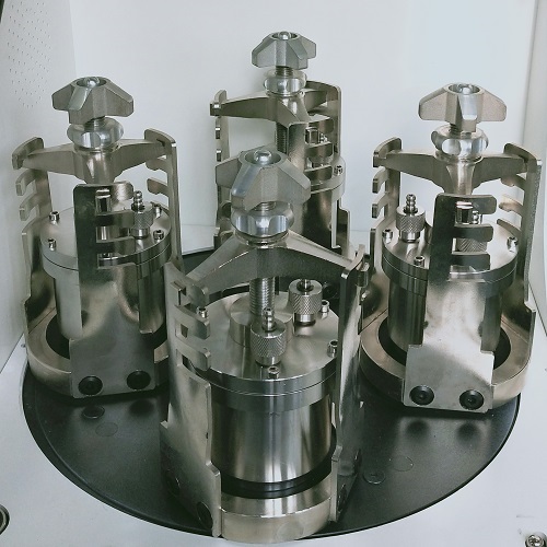 行星式麻豆精东毛片电影中的真空球磨罐